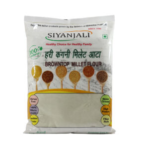 Browntop Millet Flour 900gm- Siyanjali | Healthy Low GI | Gluten Free Atta | High Protein & Fibre | Low Carb